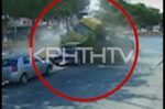 Καρέ – καρέ η στιγμή του μοιραίου τροχαίου με τουρίστα