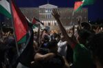 Συγκεντρώσεις στο Σύνταγμα και σε άλλες πόλεις της Ελλάδας υπέρ της Παλαιστίνης – Δείτε εικόνες και βίντεο