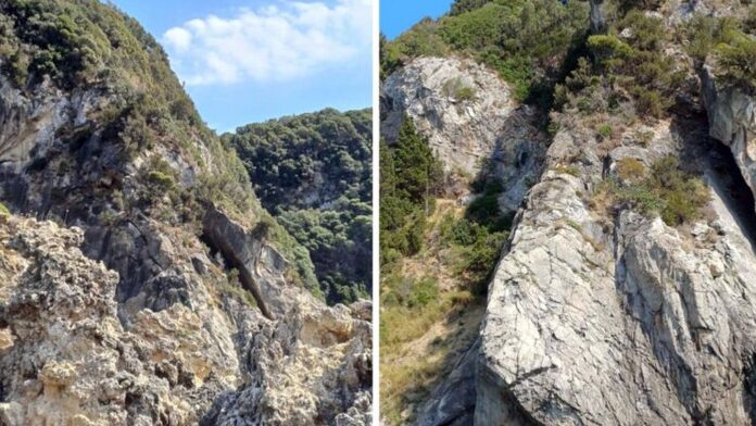 Διάσωση νεαρού τουρίστα που παγιδεύτηκε κάτω από το μοναστήρι της Παλαιοκαστρίτσας