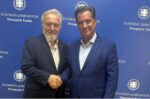Ο Άδωνις Γεωργιάδης συναντήθηκε με τον δημιουργό του βιβλίου «Ελένη», Νίκο Γκατζογιάννη