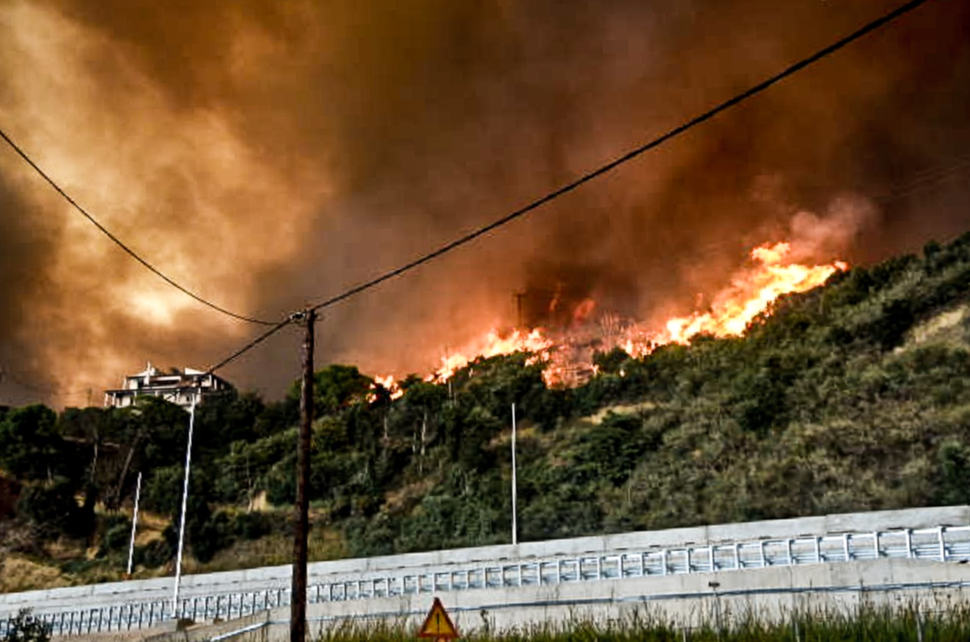 Πυρκαγιά στην Αχαΐα: Καταστράφηκαν εντελώς 550 αυτοκίνητα στο τελωνείο Πάτρας