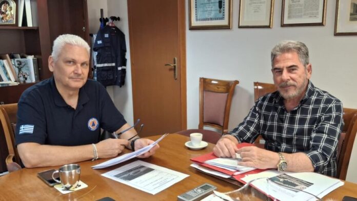 Συνάντηση Προέδρου Λιμενικού Ταμείου Αιγιαλείας με Αντιπεριφερειάρχη Αχαΐας