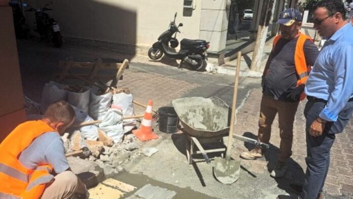 Σε εξέλιξη παρεμβάσεις στο δημόσιο χώρο του Δήμου Αγίου Νικολάου