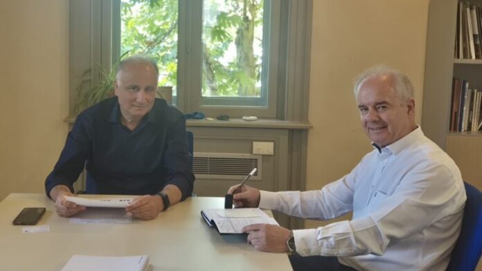 Συνάντηση Δημάρχου Τεμπών με επικεφαλής του Πράσινου Ταμείου για τα έργα στην περιοχή