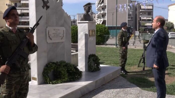 Ο Δ. Αρταίων απέτισε φόρο τιμής στον Σμηναγό Α. Μπαλατσούκα