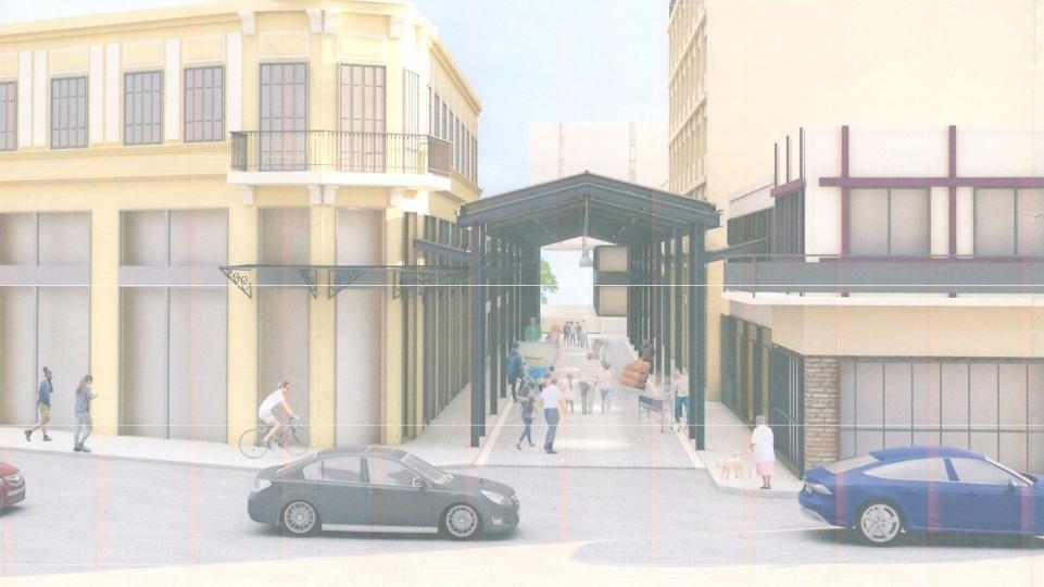 Δήμος Πειραιά: Αυτοψία Γιάννη Μώραλη στο έργο του νέου βιοκλιματικού στεγάστρου στην Αγορά Τροφίμων