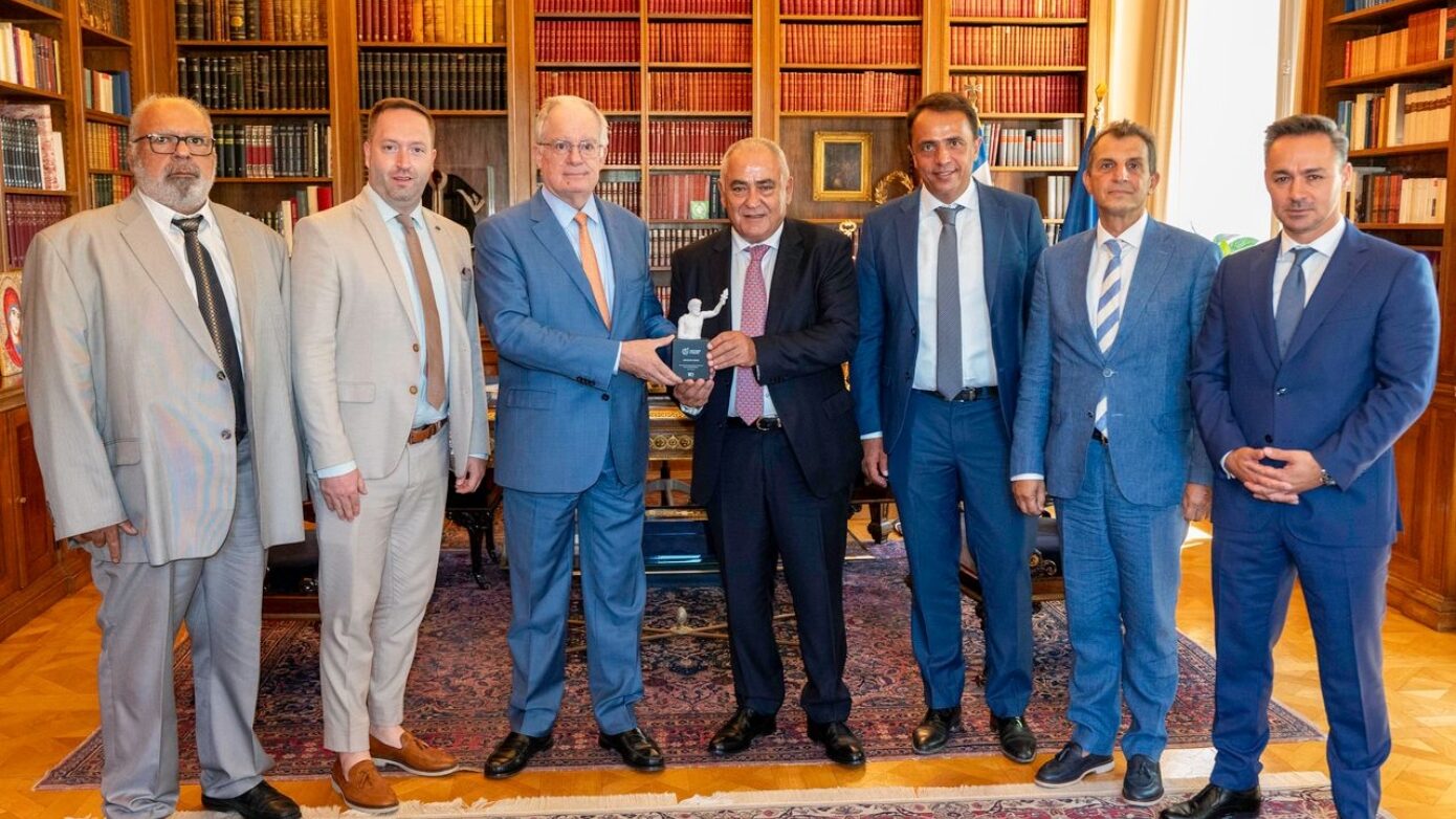Σύσκεψη αντιπροσωπείας του ΕΕΑ με τον Πρόεδρο της Δημοκρατίας