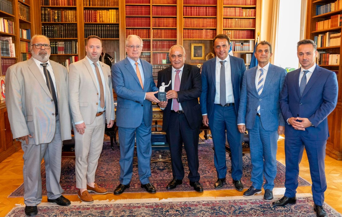 Σύσκεψη αντιπροσωπείας του ΕΕΑ με τον Πρόεδρο της Δημοκρατίας