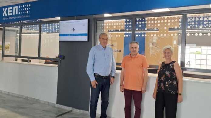 Ο Δήμαρχος επισκέπτεται τα εκσυγχρονισμένα ΚΕΠ Ελασσόνας και Βερδικούσιας
