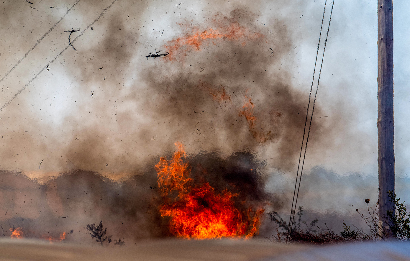 Πυρκαγιά στην Ποταμούλα Αιτωλοακαρνανίας – Εναέρια μέσα σε δράση