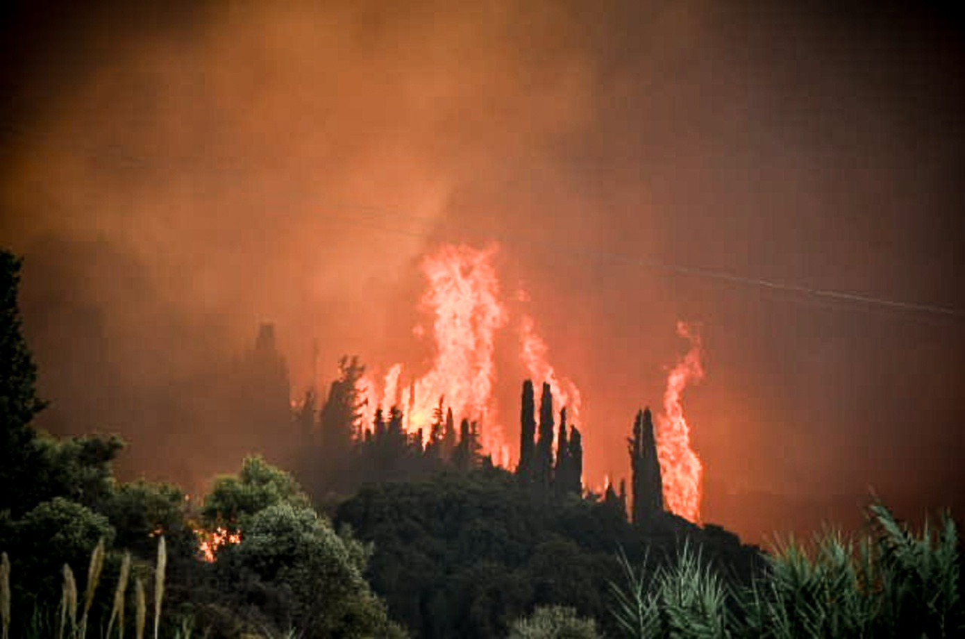 Εφιαλτική νύχτα στην Κάτω Αχαΐα: Ξέσπασε νέα φωτιά στα Συχαινά – Εκκενώνονται οι κάτοικοι