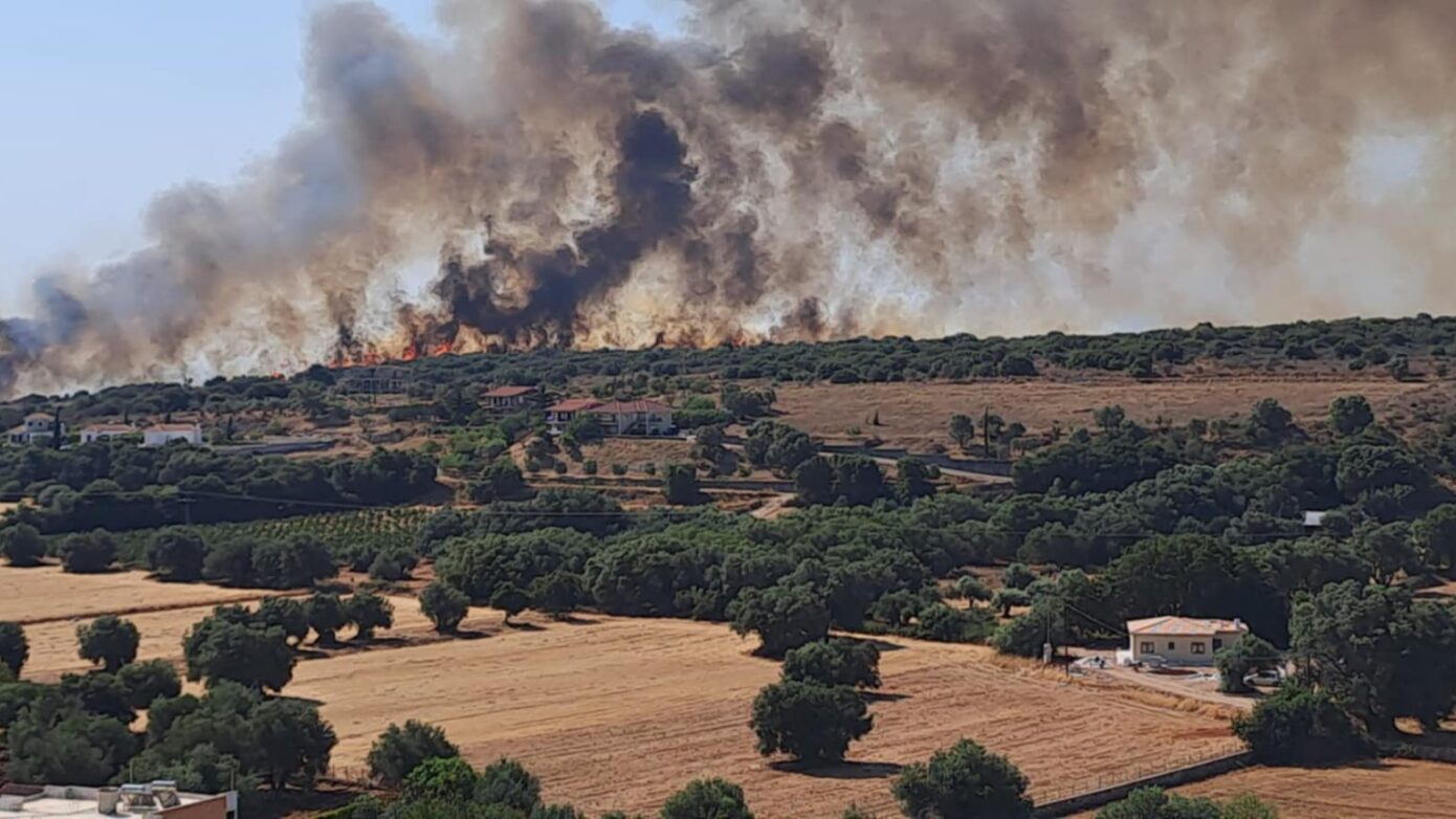 Ο Δήμαρχος Αργοστολίου καταγγέλλει εμπρησμό: Η φωτιά ξέσπασε σε τρία σημεία