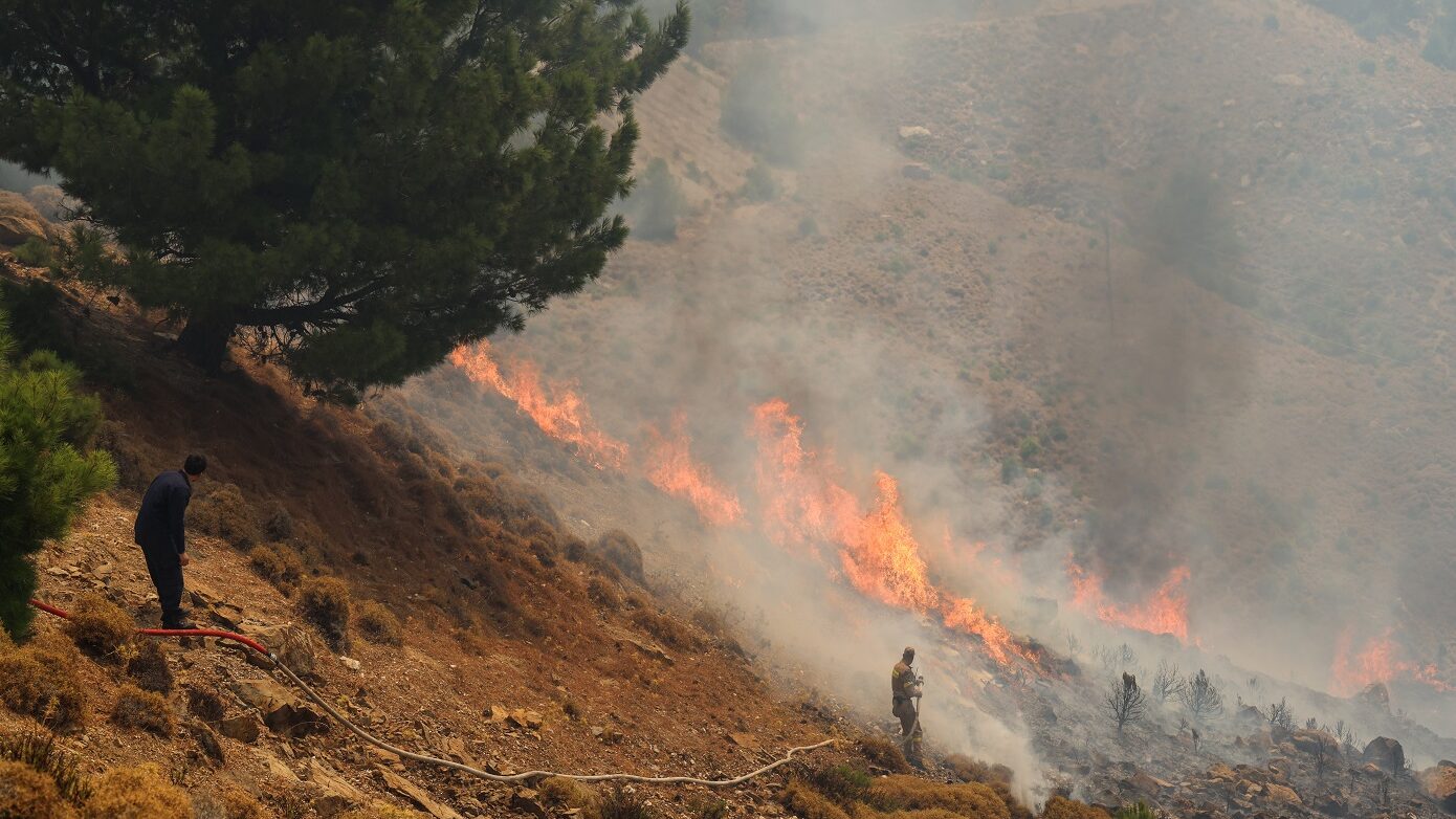 Συνελήφθη 57χρονος στη Λέσβο για ομολογία τεσσάρων εμπρησμών