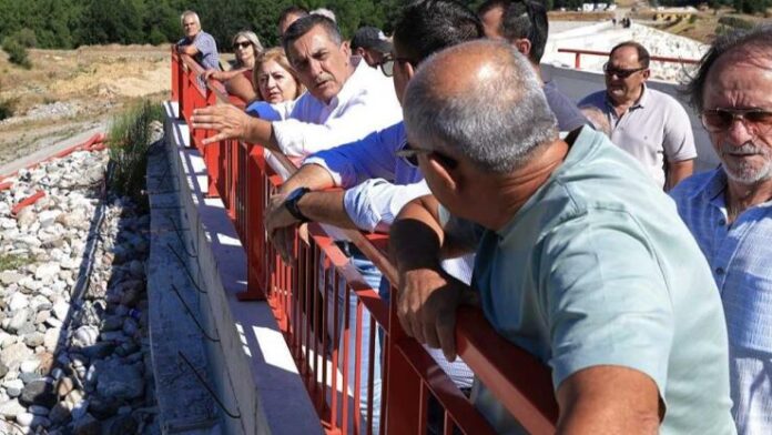 Επιτόπια Επίσκεψη Δημήτρη Κουρέτα στο υπό κατασκευή Φράγμα Ληθαίου