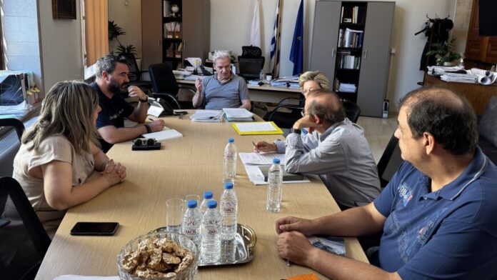 Σύσκεψη για έργα κατά των πλημμυρών και άρδευσης στον Δήμο Ηρακλείου Κρήτης