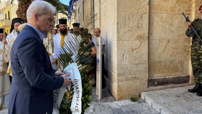 Το Ηράκλειο απέδωσε φόρο τιμής στον Άγιο Τίτο και τους Μάρτυρες της 25ης Αυγούστου 1898