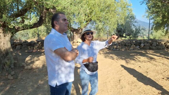 Ο Δήμαρχος Καλαμάτας επισκέπτεται την Αρχαία Θουρία