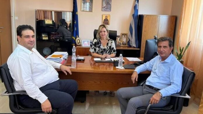 Σύσκεψη Δημάρχου Λαγκαδά με Υπ. Εσωτερικών και Υφ. Μακεδονίας-Θράκης