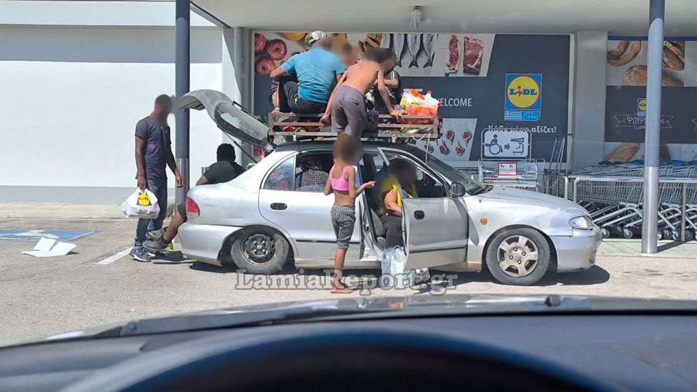 Από τα υπερφορτωμένα οχήματα με αντικείμενα τώρα και με…ανθρώπους – Απίστευτο περιστατικό στη Λαμία