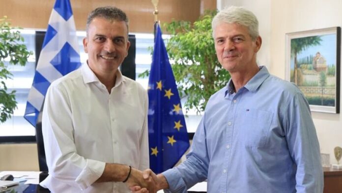 Σύσκεψη Δημάρχου Λαρισαίων με τον Υπεύθυνο Πολιτικής Προστασίας Θεσσαλίας