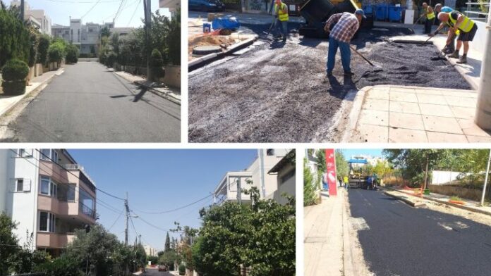 Δ.Αμαρουσίου: Νέες ασφαλτοστρώσεις σε Πηγάσου (Πολύδροσο) και Ζαλόγγου (Σωρό)