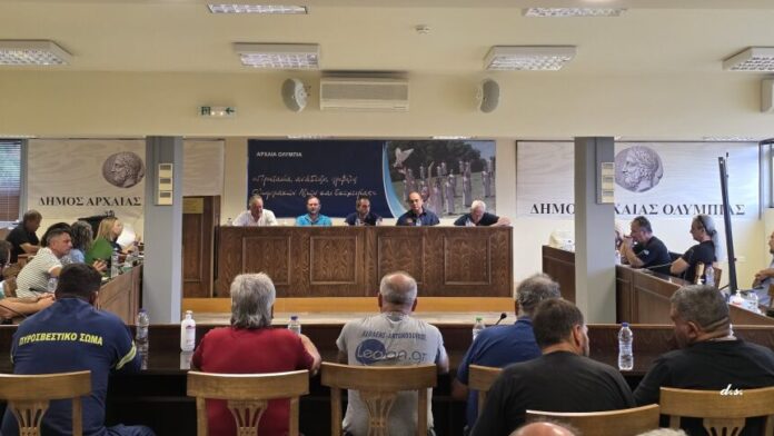 Άμεσες ενέργειες για την επόμενη μέρα της φωτιάς από το δήμο Αρχ. Ολυμπίας