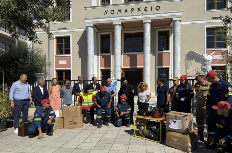 Χορηγία από την Πυροσβεστική του Αεροδρομίου Μονάχου στην ΠΑΜΘ