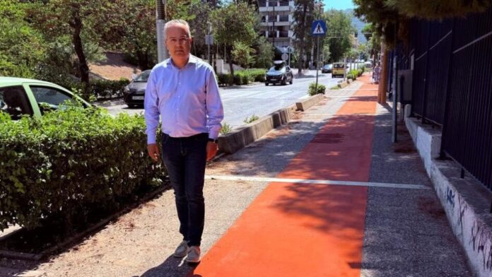 Ολοκληρώθηκε άλλο ένα κομμάτι του ποδηλατοδρόμου στον Δήμο Παπάγου-Χολαργού