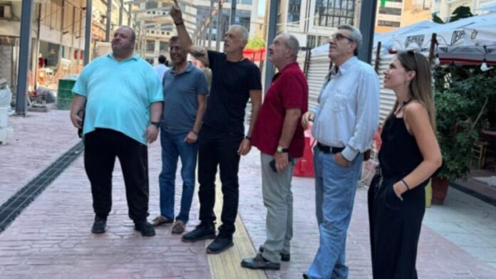 Επιθεώρηση Γ. Μώραλη στο βιοκλιματικό στέγαστρο της Αγοράς Τροφίμων Πειραιά