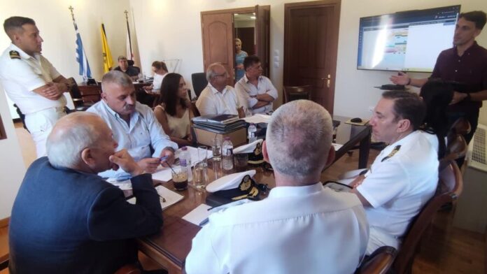 Συνάντηση στο Δημαρχείο Νοτίου Πηλίου με τον Αναπληρωτή Υπουργό Ναυτιλίας