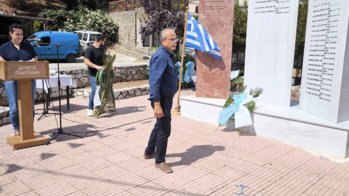 Τελετή τιμής και μνήμης στον Κακόπετρο του Δήμου Πλατανιά