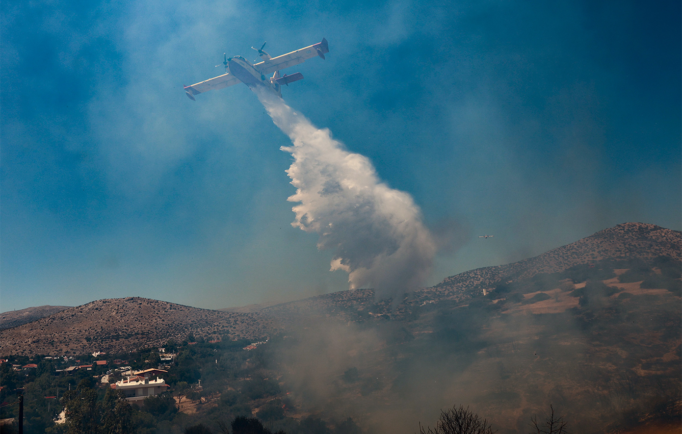 Πυρκαγιά αυτή τη στιγμή στο Αηδόνι Πρέβεζας