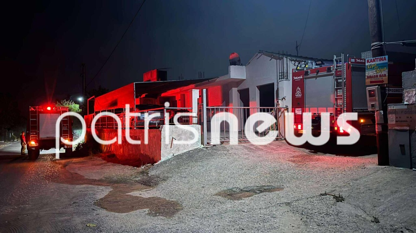 Ανεύθυνος πυρομανής προκάλεσε πυρκαγιά δίπλα σε κατοικίες στη Σαρακίνα Πύργου και διέφυγε