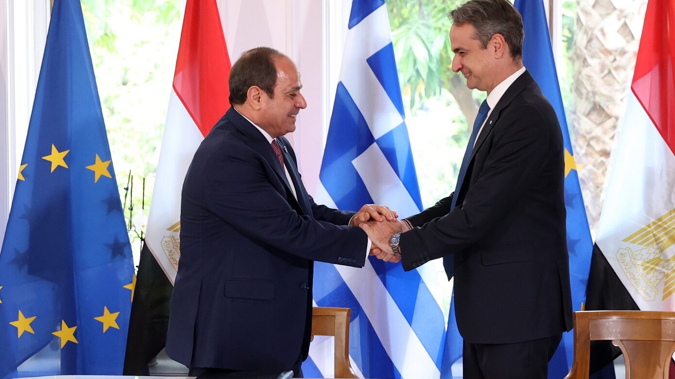 Συνομιλία Κυριάκου Μητσοτάκη με τον Αιγύπτιο πρόεδρο Σίσι: Στο επίκεντρο Γάζα και διμερείς σχέσεις