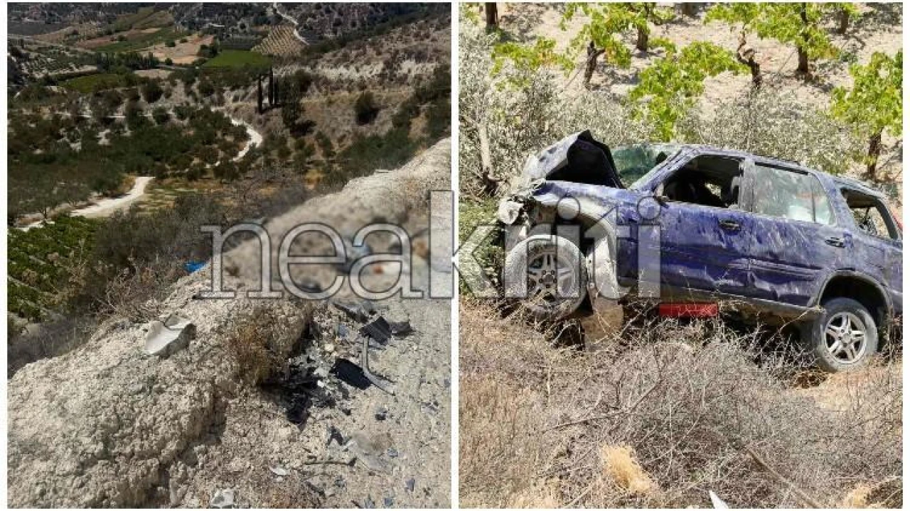 Δραματικό συμβάν στο Ηράκλειο: 87χρονος χάνει τη ζωή του πέφτοντας με το αυτοκίνητο σε γκρεμό