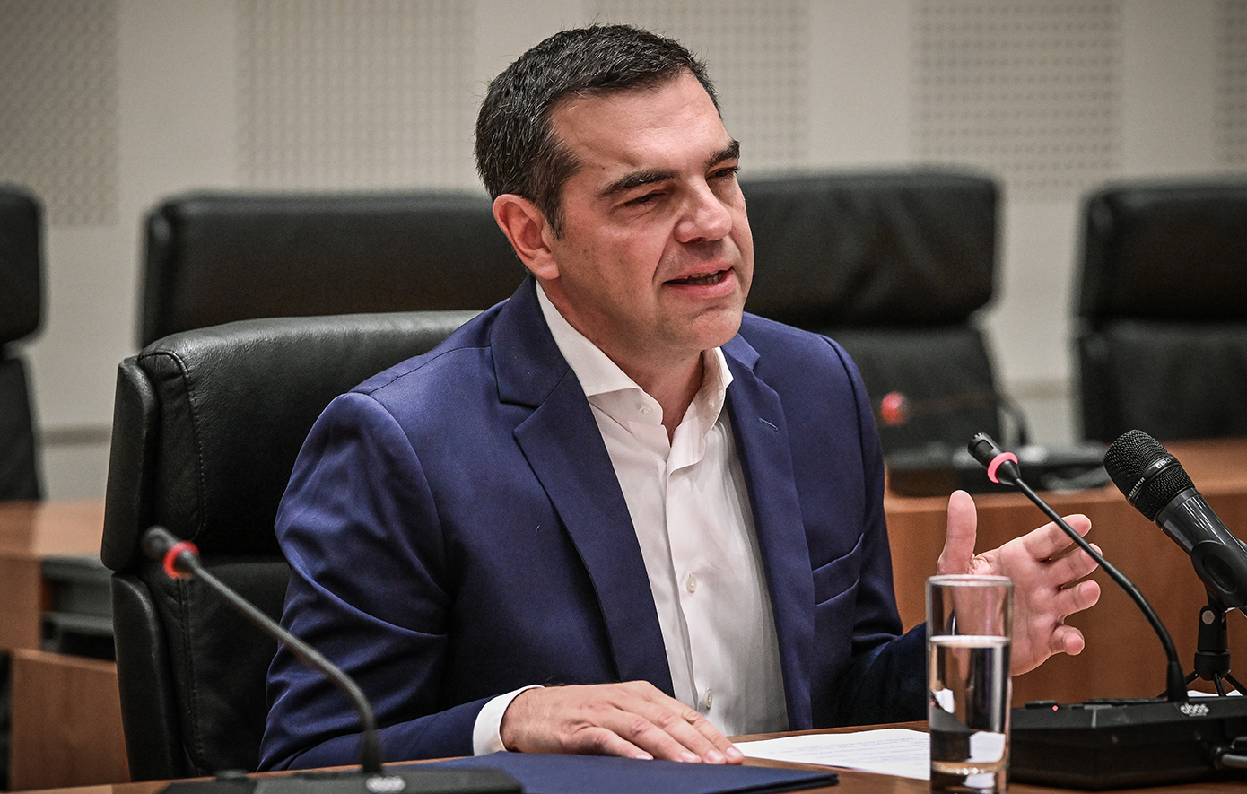 Συνάντηση Τσίπρα με τον Αρχιεπίσκοπο Σινά, Φαράν και Ραϊθώ, κ. Δαμιανό