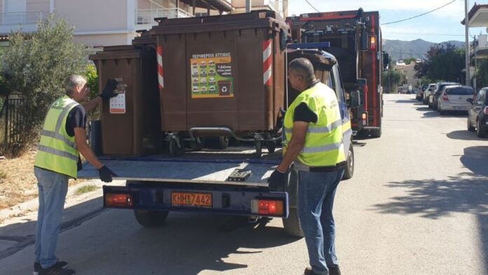 Επέκταση του προγράμματος καφέ κάδων στον Δήμο Λυκόβρυσης-Πεύκης