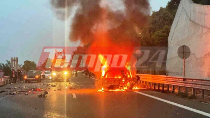 Δραματική σύγκρουση στην Αχαΐα: Οδηγός απανθρακώθηκε μετά από τροχαίο δυστύχημα