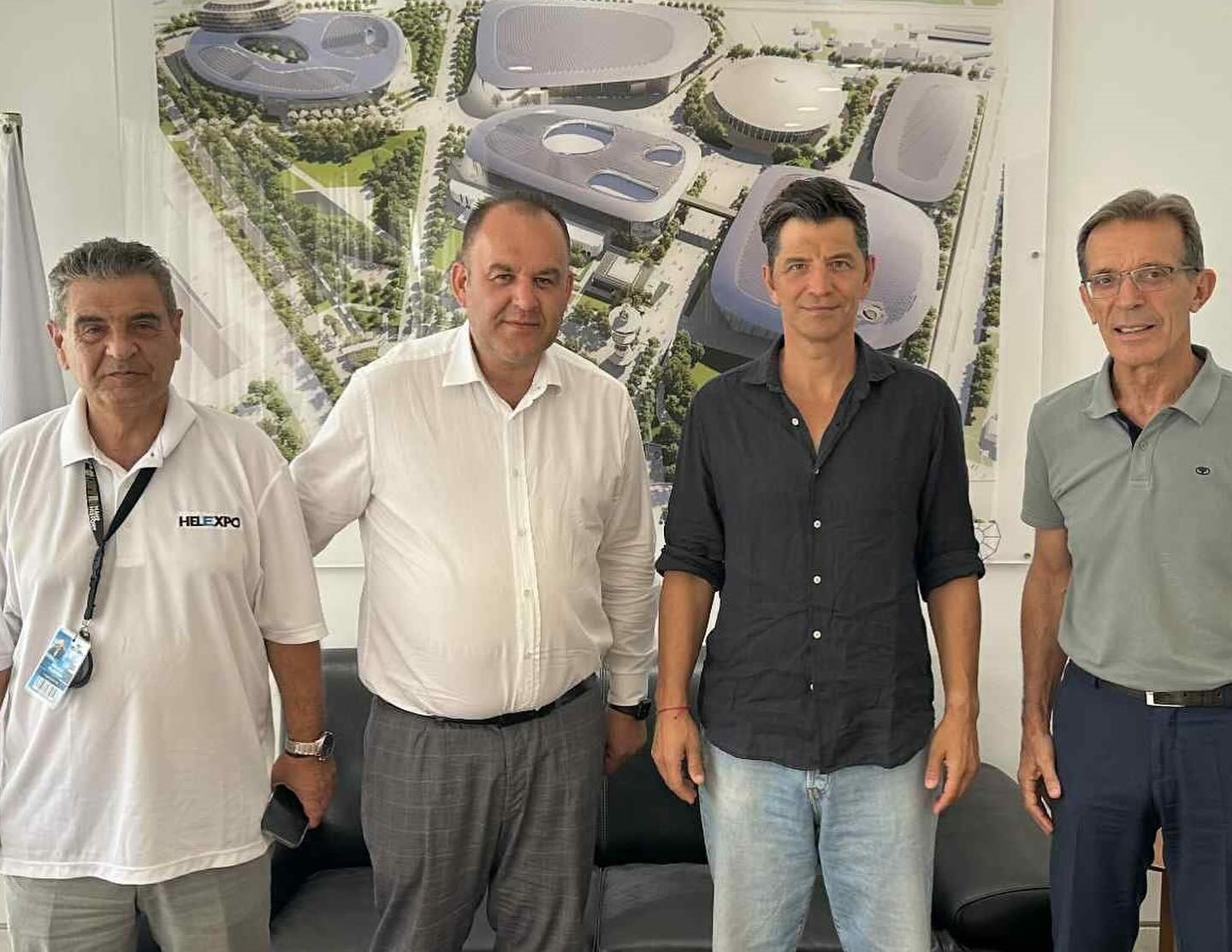 Ο Δήμαρχος Γορτυνίας στη Θεσσαλονίκη με Σάκη Ρουβά και ηγεσία ΔΕΘ HELEXPO