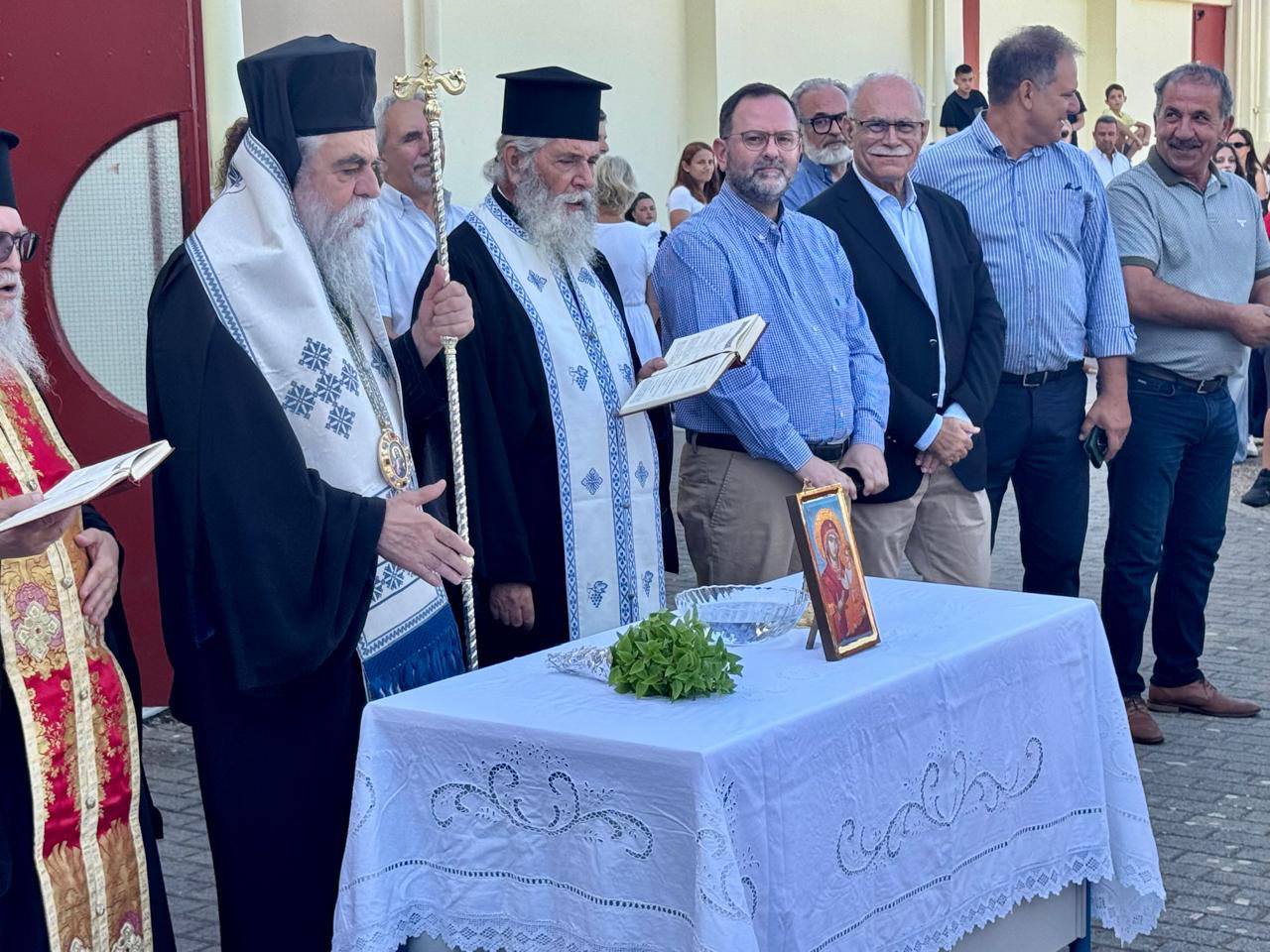 ΠΕ Ηλείας: Στην τελετή αγιασμού σχολείων ο Αντιπεριφερειάρχης Ν. Κοροβέσης