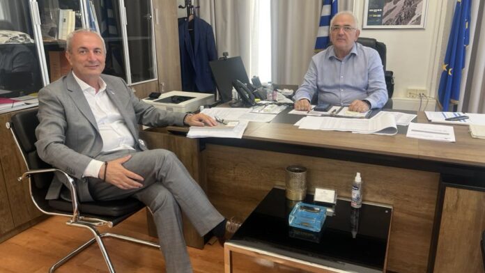 Εργασιακή συνάντηση Δημάρχου Θέρμου με Γ.Γ. Αυτοδιοίκησης ΥΠΕΣ