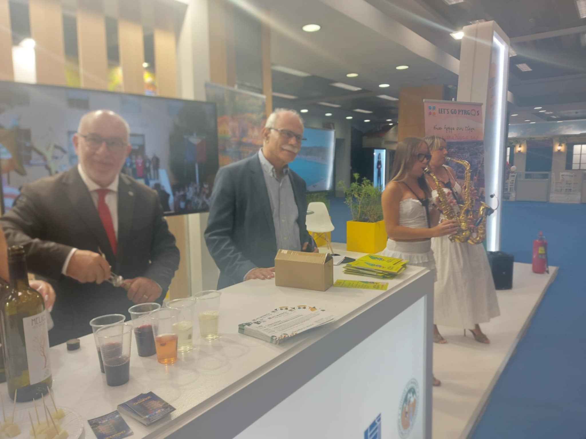 Η ΠΔΕ στην 89η ΔΕΘ: Σαξόφωνο και γευσιγνωσία κρασιού από τον δήμο Πύργου