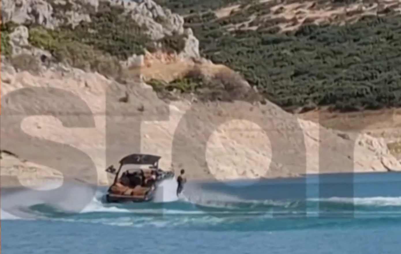 “Απολαύστε θαλάσσιο σκι στη λίμνη Υλίκη – Δείτε το βίντεο”