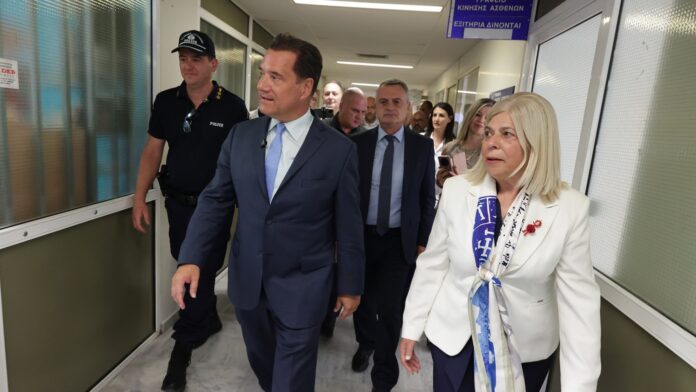 Ο Άδωνις Γεωργιάδης περιόδευσε στα νοσοκομεία Κομοτηνής, Ξάνθης και Καβάλας