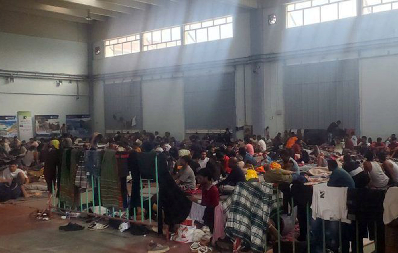 Σύγκρουση στον χώρο φιλοξενίας στην Αγυιά: Μετανάστες ήρθαν σε αντιπαράθεση κατά τη διανομή τροφίμων