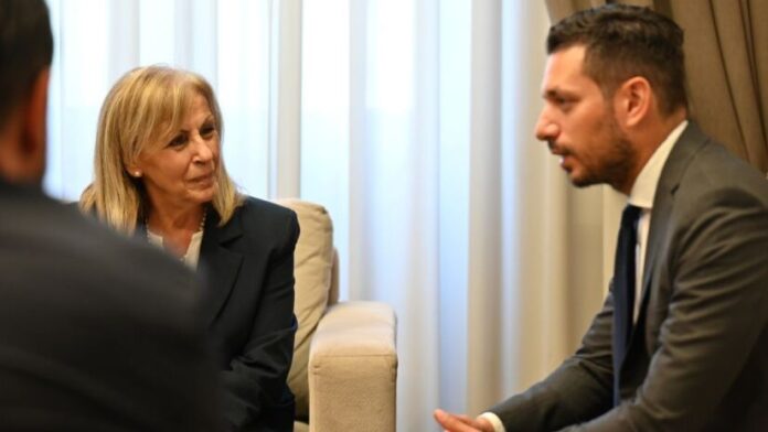 Συνάντηση της Αθηνάς Αηδονά με τον Υφυπουργό Μεταφορών στην Κεντρική Μακεδονία