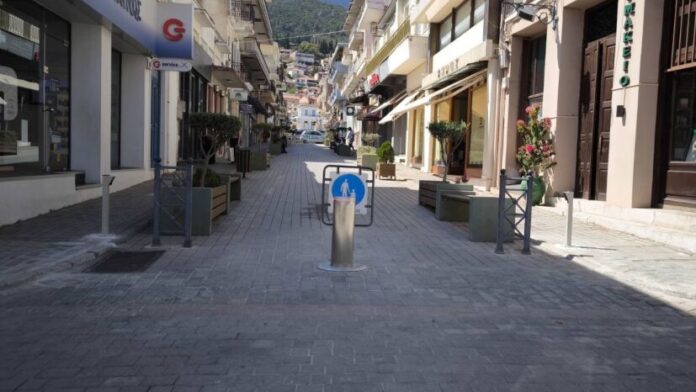 Δ. Δελφών: Τοποθέτηση συστήματος παρακολούθησης στους πεζοδρόμους της Άμφισσας