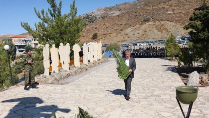 Τελετή τιμής και μνήμης στα Αμιρά Βιάννου για την 82η επέτειο του Ολοκαυτώματος