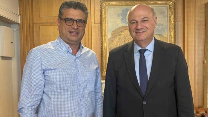 Σύσκεψη Δημάρχου Ανδραβίδας-Κυλλήνης με τον Υπουργό Αγροτικής Ανάπτυξης