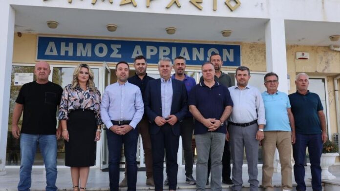 Ανατολική Μακεδονία και Θράκη: Επίσκεψη Χρ. Τοψίδη στον Δήμο Αρριανών – Συνάντηση με τον δήμαρχο Ερ. Χουσείν